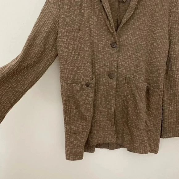 Free People Beach Reign Textured Knit Blazer in Brown *Multiple Sizes Available* - Picture 5 of 7